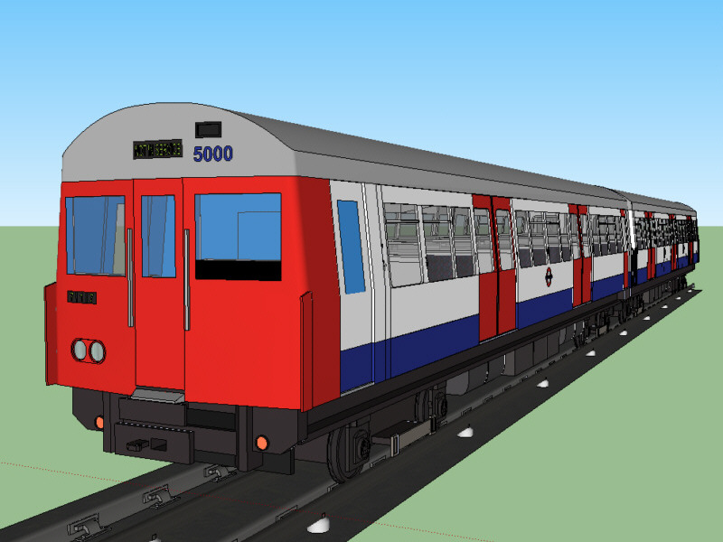 London Underground A Stock - SKetchup Model