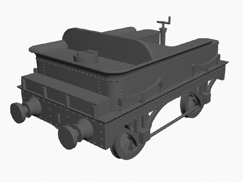 GWR 4 wheel tender