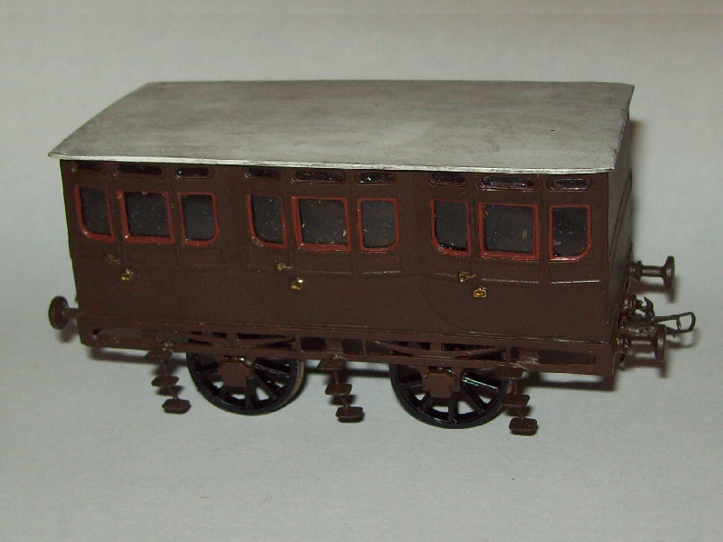 GWR Broad Gauge 4 Wheel First Class Coach