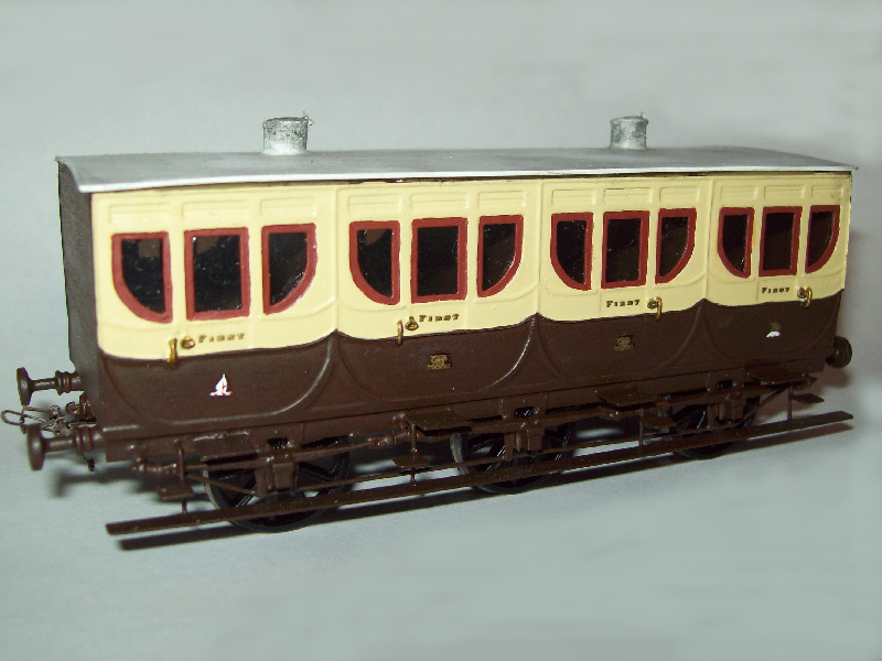 GWR Broad Gauge 6 wheel First Class Coach