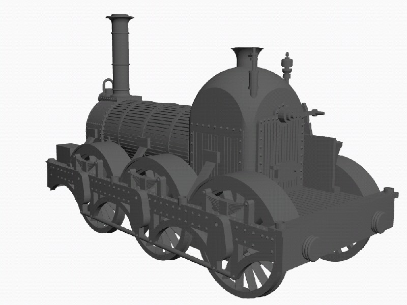 GWR Broad Gauge Hercules Class Locomotive 