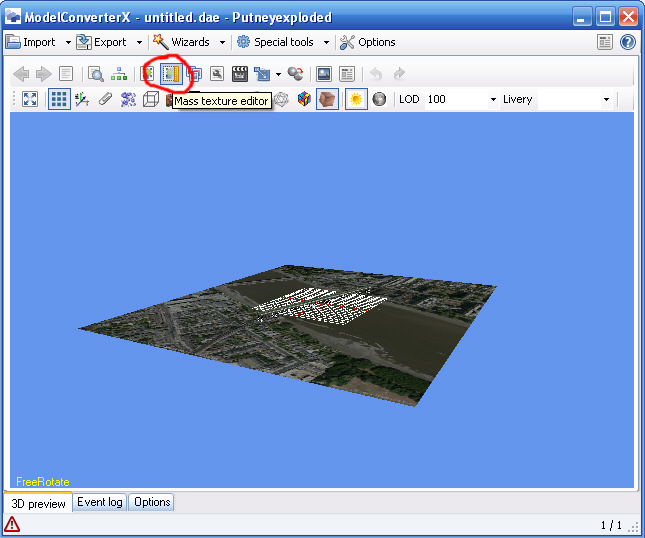 Mass Texture Editor in ModelConverterX