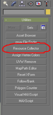 Utilities menu in Gmax