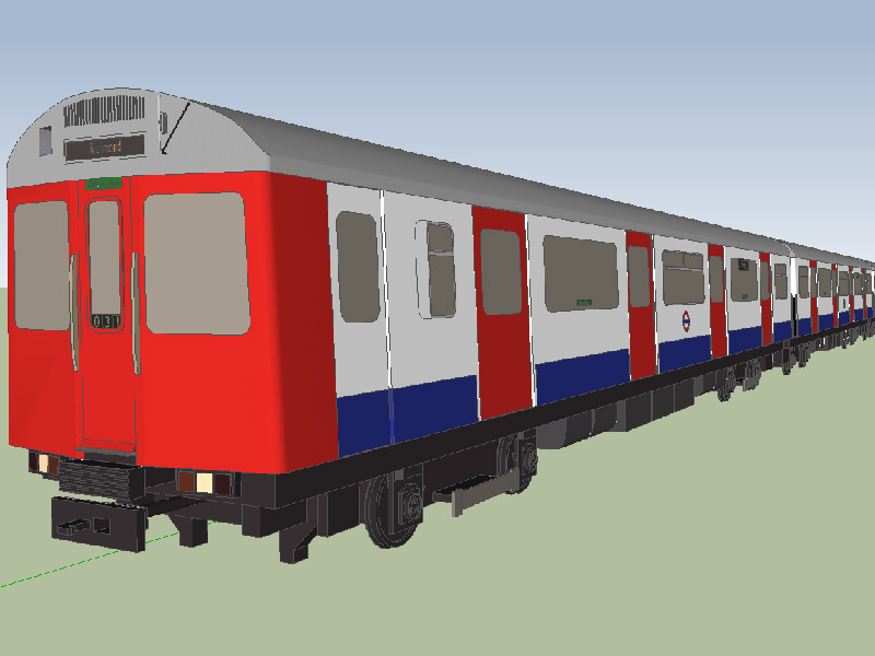 London Underground D Stock - Sketchup Model