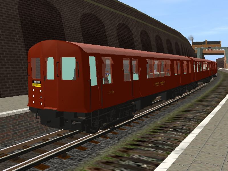 London Underground O Stock at Shoreditch, in Trainz