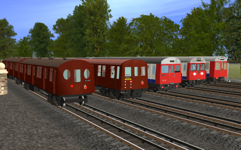 London Underground surface stock in Trainz